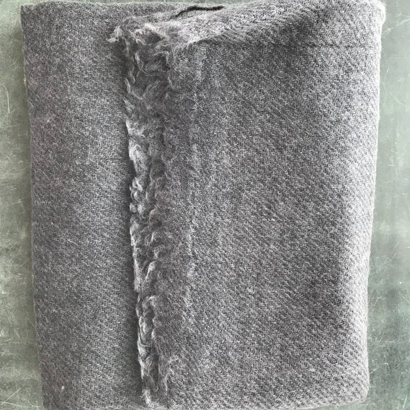 Other - Grey Cashmere Blend Scarf - New!